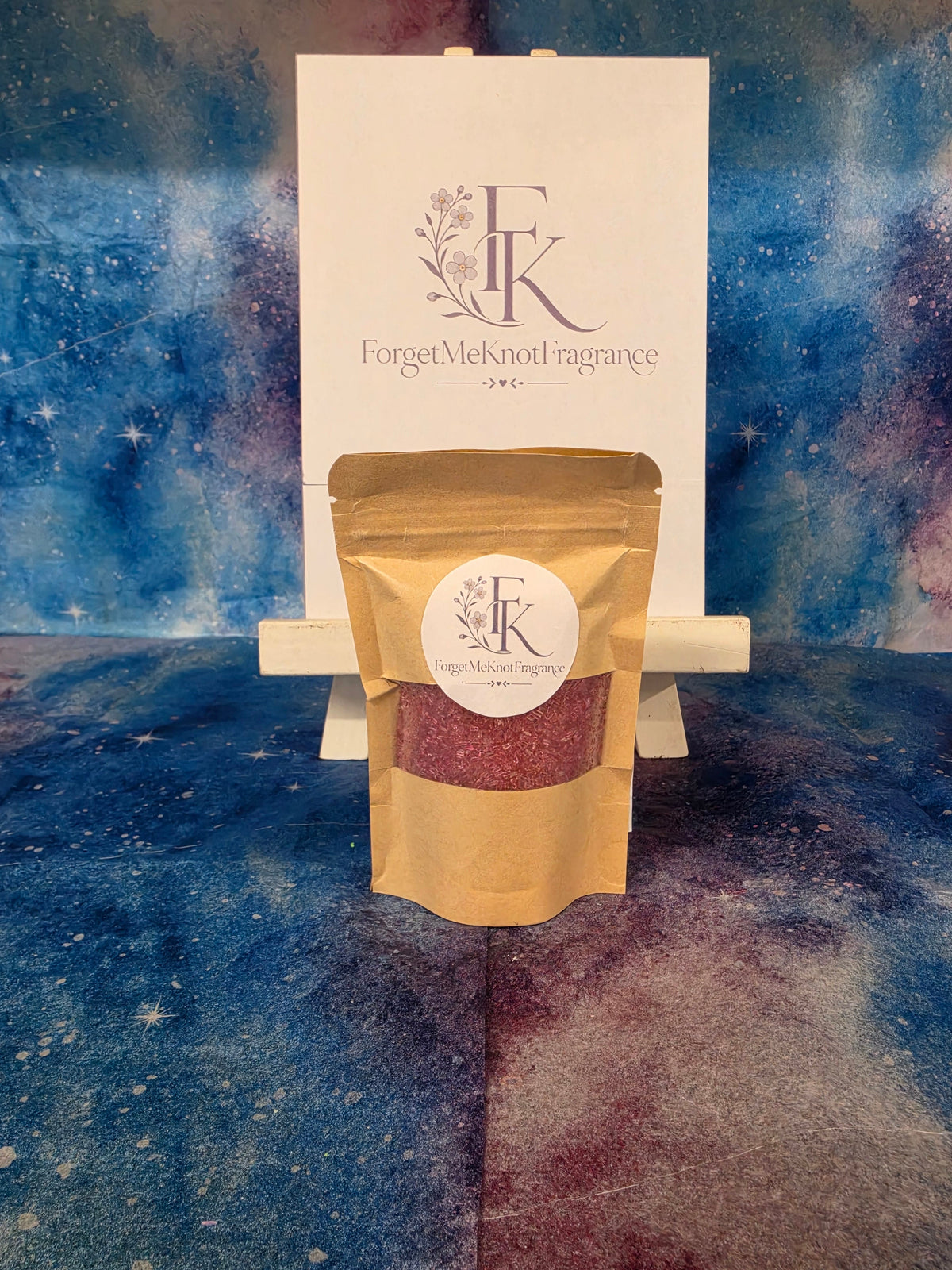 Pink Champagne Bath Salts by ForgetMeKnotFragrance in kraft pouch