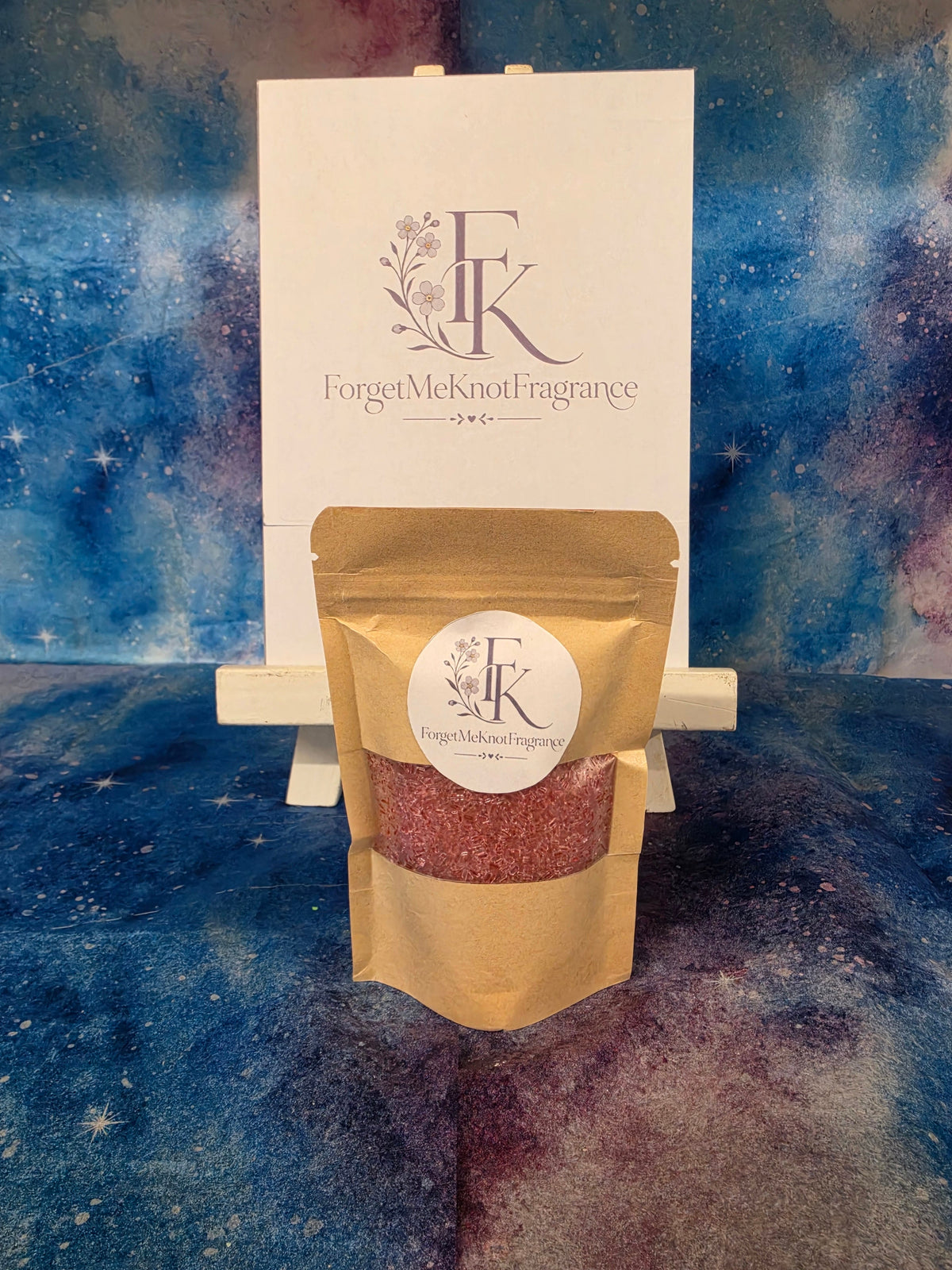 Black Cherry Bath Salts by ForgetMeKnotFragrance in kraft pouch