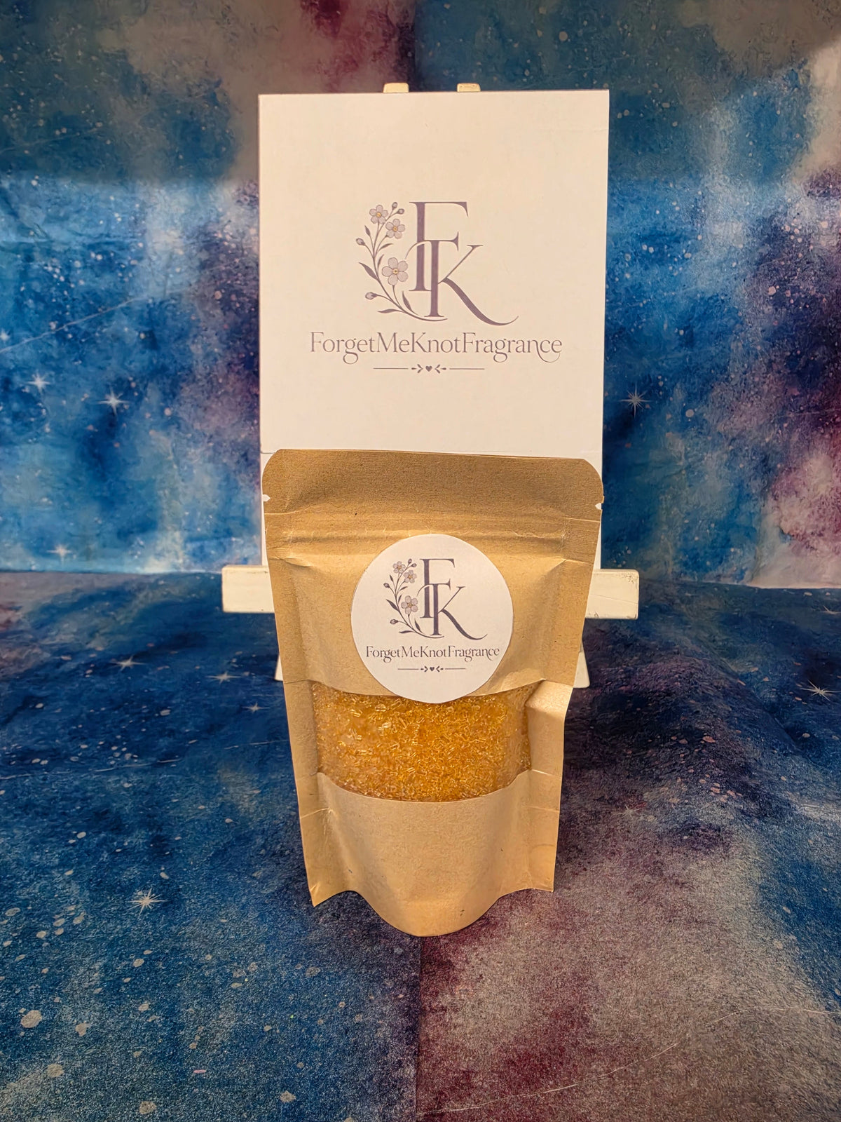 Pixie Dust Bath Salts by ForgetMeKnotFragrance in kraft pouch