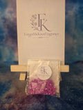Cosy Cardigan wax melts in little bear shapes, pack of 25, in branded ForgetMeKnot Fragrance packaging