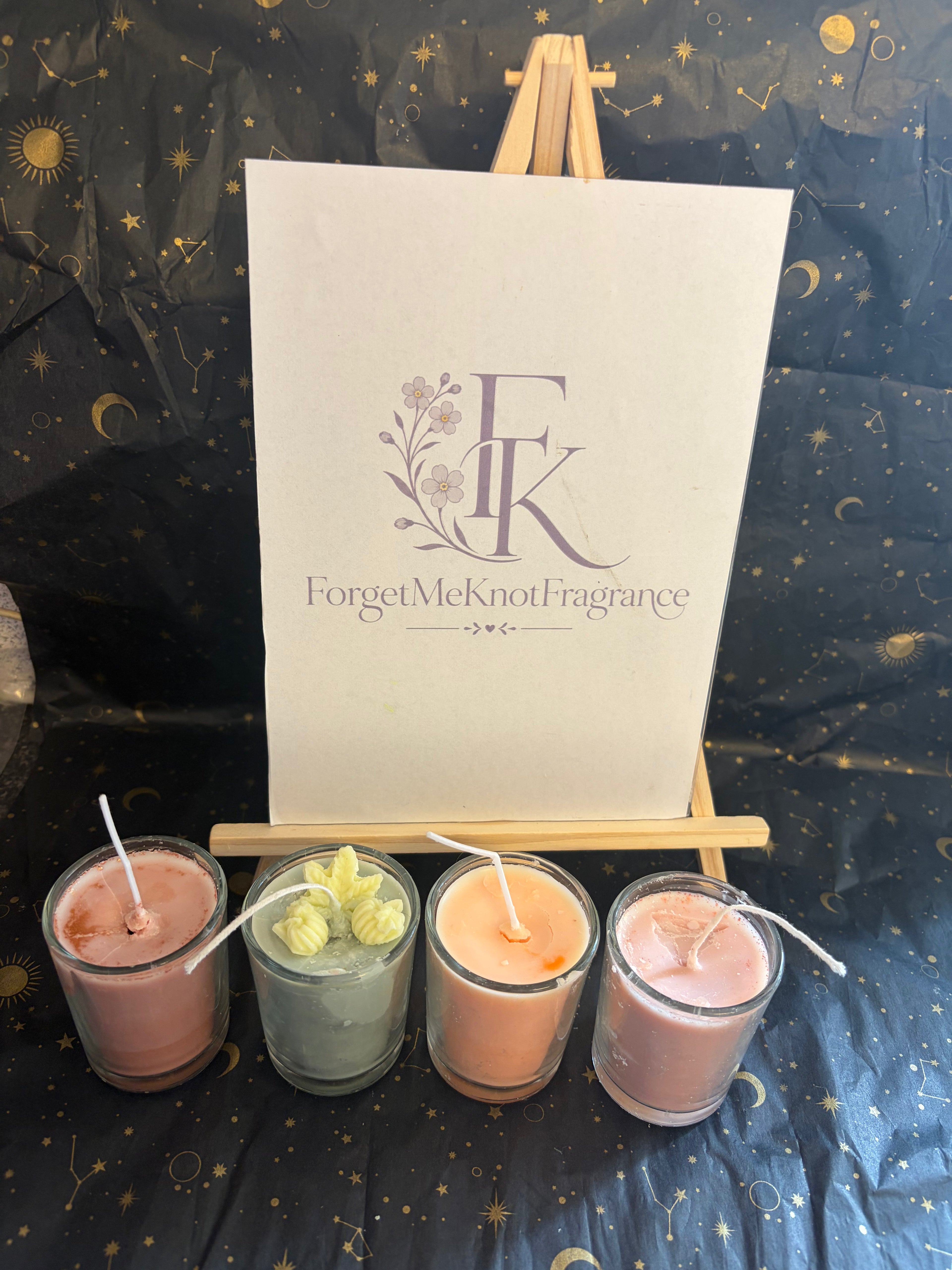 Small Autumn Candles - 4 Pack