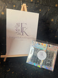 Discounted Heavenly Nectar Wax Melt Bars in holographic branded ForgetMeKnot Fragrance packaging